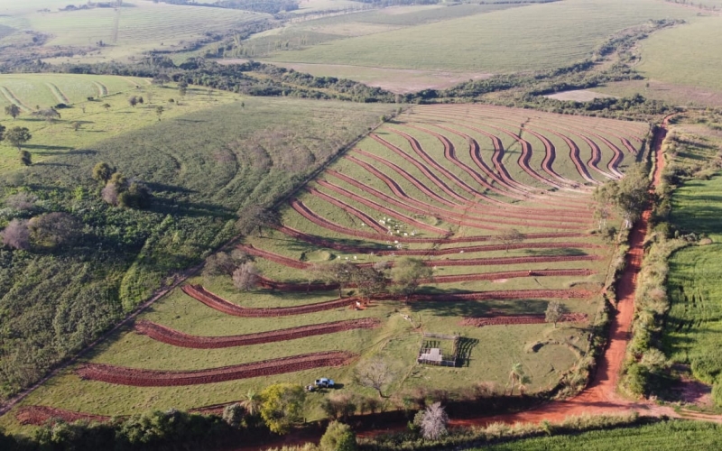Curva de Nível em propriedades rurais de Altônia com custo zero ao produtor rural